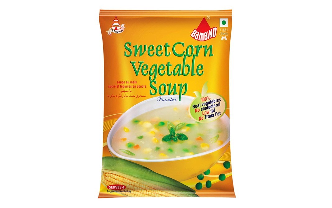Bambino Sweet Corn Vegetable Soup Powder   Pouch  45 grams